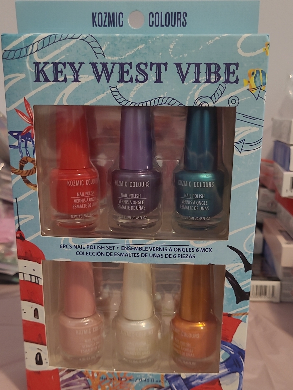 Key West Vibe Set Of 6 Nail Polishes